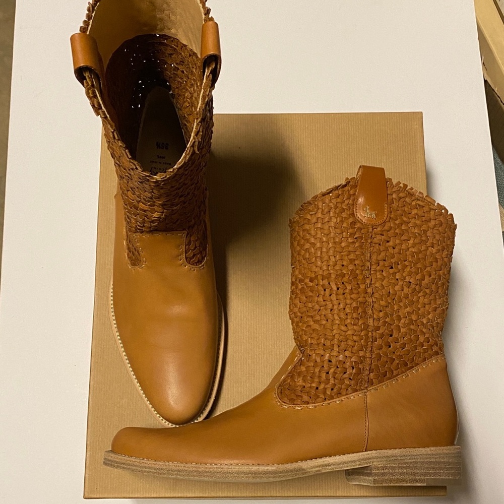 Henry Cuir Chiaro Cuoio Boot